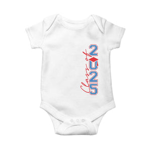 Graduation Class Of 2025 Baby Onesie TS09 White Print Your Wear