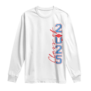 Graduation Class Of 2025 Long Sleeve Shirt TS09 White Print Your Wear
