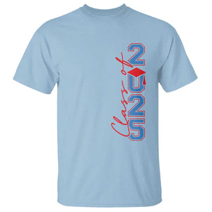 Graduation Class Of 2025 T Shirt TS09 Light Blue Print Your Wear