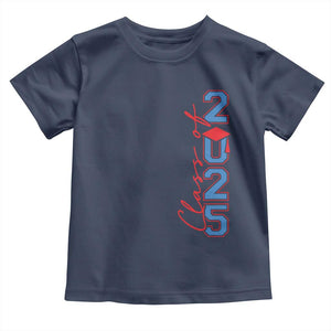 Graduation Class Of 2025 Toddler T Shirt TS09 Navy Print Your Wear