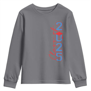 Graduation Class Of 2025 Youth Sweatshirt TS09 Charcoal Print Your Wear