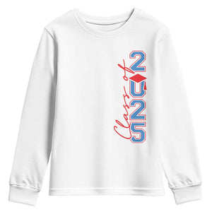 Graduation Class Of 2025 Youth Sweatshirt TS09 White Print Your Wear