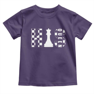 His Queen Chess Couple Matching Toddler T Shirt TS09 Purple Print Your Wear