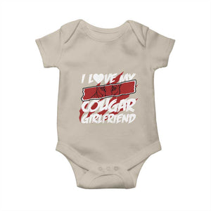 Funny Boyfriend Baby Onesie I Love My Cougar Girlfriend Valentines TS09 Sand Print Your Wear