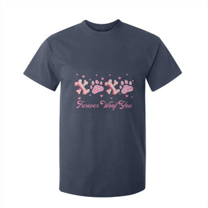 Valentine's Day Dog Lover T Shirt For Kid Furever Woof You Paw XO TS09 Navy Print Your Wear