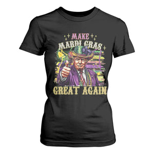 Funny Fat Tuesday Trump T Shirt For Women Make Mardi Gras Great Again TS09 Black Print Your Wear