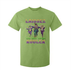 Funny Mardi Gras Trump T Shirt For Kid Laissez Les Bon Temps Rouler Trump Dancing TS09 Lime Print Your Wear