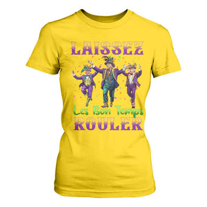 Funny Mardi Gras Trump T Shirt For Women Laissez Les Bon Temps Rouler Trump Dancing TS09 Daisy Print Your Wear