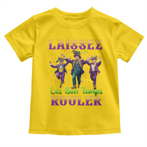 Funny Mardi Gras Trump Toddler T Shirt Laissez Les Bon Temps Rouler Trump Dancing TS09 Daisy Print Your Wear