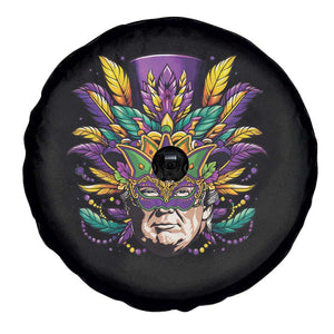 Mardi Gras Mask Trump Spare Tire Cover Fat Tuesday NOLA Louisiana TS09 Print Your Wear