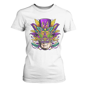 Mardi Gras Mask Trump T Shirt For Women Fat Tuesday NOLA Louisiana TS09 White Print Your Wear