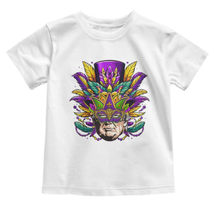Mardi Gras Mask Trump Toddler T Shirt Fat Tuesday NOLA Louisiana TS09 White Print Your Wear