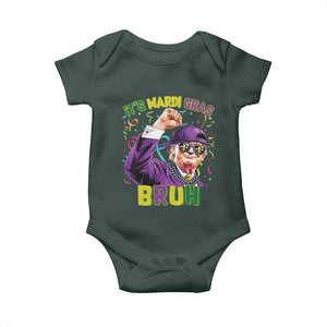 Funny Trump Mardi Gras Baby Onesie It's Mardi Gras Bruh TS09 Print Your Wear