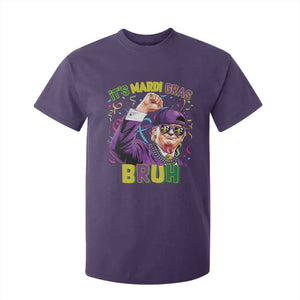 Funny Trump Mardi Gras T Shirt For Kid It's Mardi Gras Bruh TS09 Purple Print Your Wear
