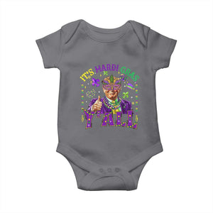 Funny Trump Mardi Gras Baby Onesie It's Mardi Gras Y'all TS09 Charcoal Print Your Wear