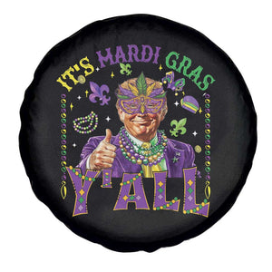 Funny Trump Mardi Gras Spare Tire Cover It's Mardi Gras Y'all TS09 Print Your Wear