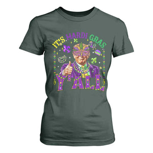 Funny Trump Mardi Gras T Shirt For Women It's Mardi Gras Y'all TS09 Dark Forest Green Print Your Wear
