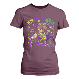 Funny Trump Mardi Gras T Shirt For Women It's Mardi Gras Y'all TS09 Maroon Print Your Wear