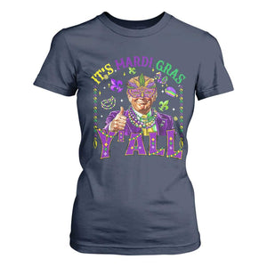 Funny Trump Mardi Gras T Shirt For Women It's Mardi Gras Y'all TS09 Navy Print Your Wear