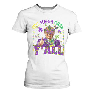 Funny Trump Mardi Gras T Shirt For Women It's Mardi Gras Y'all TS09 White Print Your Wear