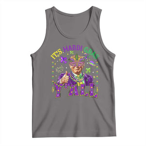 Funny Trump Mardi Gras Tank Top It's Mardi Gras Y'all TS09 Deep Heather Print Your Wear