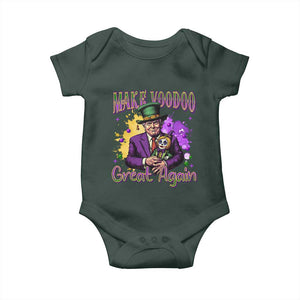 Trump Mardi Gras Baby Onesie Make Voodoo Great Again Voo Doo Doll TS09 Print Your Wear