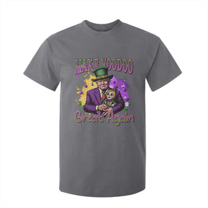 Trump Mardi Gras T Shirt For Kid Make Voodoo Great Again Voo Doo Doll TS09 Charcoal Print Your Wear