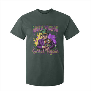 Trump Mardi Gras T Shirt For Kid Make Voodoo Great Again Voo Doo Doll TS09 Dark Forest Green Print Your Wear