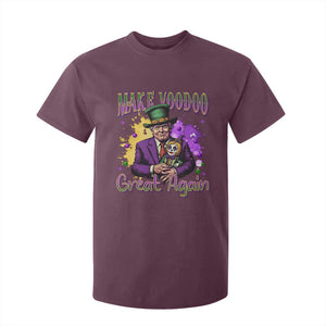 Trump Mardi Gras T Shirt For Kid Make Voodoo Great Again Voo Doo Doll TS09 Maroon Print Your Wear