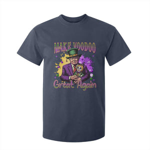 Trump Mardi Gras T Shirt For Kid Make Voodoo Great Again Voo Doo Doll TS09 Navy Print Your Wear