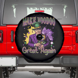 Trump Mardi Gras Spare Tire Cover Make Voodoo Great Again Voo Doo Doll TS09 Black Print Your Wear