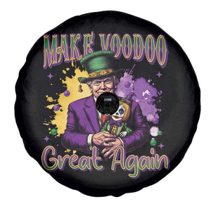 Trump Mardi Gras Spare Tire Cover Make Voodoo Great Again Voo Doo Doll TS09 Print Your Wear
