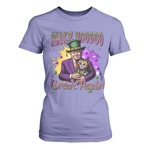 Trump Mardi Gras T Shirt For Women Make Voodoo Great Again Voo Doo Doll TS09 Violet Print Your Wear