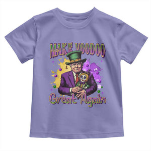 Trump Mardi Gras Toddler T Shirt Make Voodoo Great Again Voo Doo Doll TS09 Violet Print Your Wear