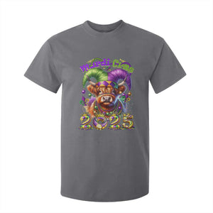 Mardi Gras 2025 T Shirt For Kid Cow Jester Outfit TS09 Charcoal Print Your Wear