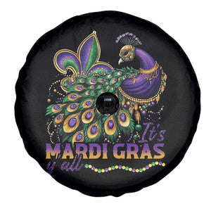 Mardi Gras Spare Tire Cover Its Mardi Gras Y'all Peacock Costume TS09 Print Your Wear