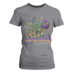 Mardi Gras T Shirt For Women Its Mardi Gras Y'all Peacock Costume TS09 Charcoal Print Your Wear