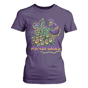 Mardi Gras T Shirt For Women Its Mardi Gras Y'all Peacock Costume TS09 Purple Print Your Wear