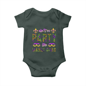 Ain't No Party Like Mardi Gras Baby Onesie TS09 Print Your Wear