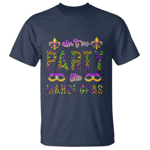 Ain't No Party Like Mardi Gras T Shirt TS09 Navy Print Your Wear