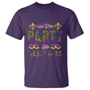 Ain't No Party Like Mardi Gras T Shirt TS09 Purple Print Your Wear
