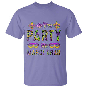 Ain't No Party Like Mardi Gras T Shirt TS09 Violet Print Your Wear