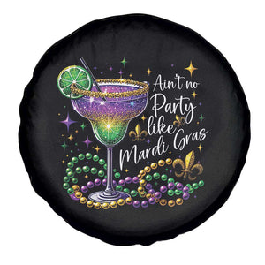 Ain't No Party Like Mardi Gras Spare Tire Cover Fat Tuesday Louisiana Drinking Team TS09 Print Your Wear