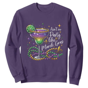 Ain't No Party Like Mardi Gras Sweatshirt Fat Tuesday Louisiana Drinking Team TS09 Purple Print Your Wear