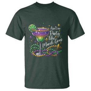 Ain't No Party Like Mardi Gras T Shirt Fat Tuesday Louisiana Drinking Team TS09 Dark Forest Green Print Your Wear