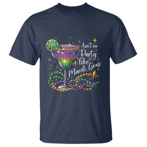 Ain't No Party Like Mardi Gras T Shirt Fat Tuesday Louisiana Drinking Team TS09 Navy Print Your Wear