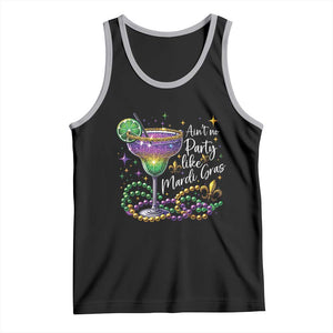 Ain't No Party Like Mardi Gras Tank Top Fat Tuesday Louisiana Drinking Team TS09 Black Athletic Heather Print Your Wear