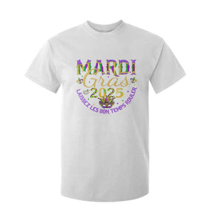 Mardi Gras 2025 T Shirt For Kid Laissez Les Bon Temps Rouler TS09 White Print Your Wear