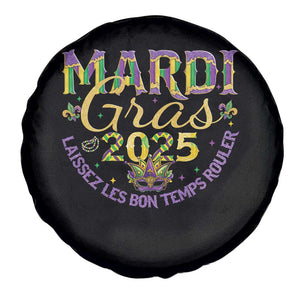 Mardi Gras 2025 Spare Tire Cover Laissez Les Bon Temps Rouler TS09 Print Your Wear