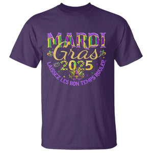 Mardi Gras 2025 T Shirt Laissez Les Bon Temps Rouler TS09 Purple Print Your Wear